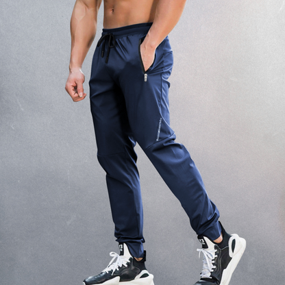 Heren sportbroek – Ademende stof – 4-way stretch – Slim fit