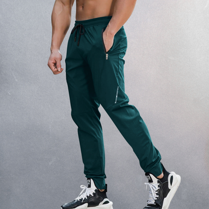 Heren sportbroek – Ademende stof – 4-way stretch – Slim fit