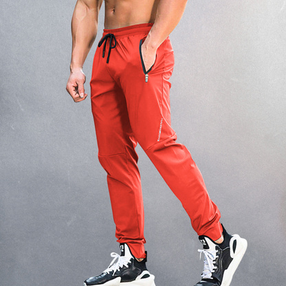 Heren sportbroek – Ademende stof – 4-way stretch – Slim fit