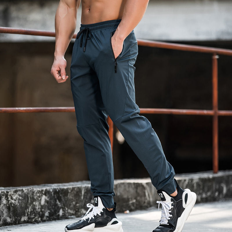Heren sportbroek – Ademende stof – 4-way stretch – Slim fit