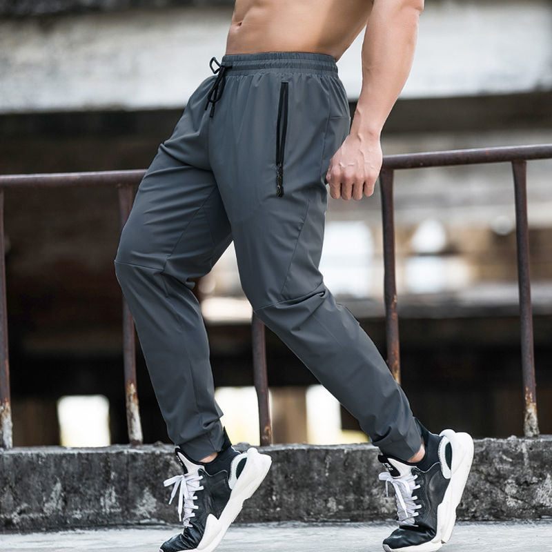 Heren sportbroek – Ademende stof – 4-way stretch – Slim fit