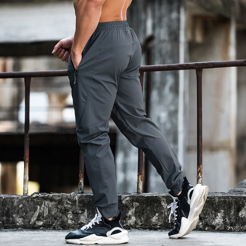 Heren sportbroek – Ademende stof – 4-way stretch – Slim fit