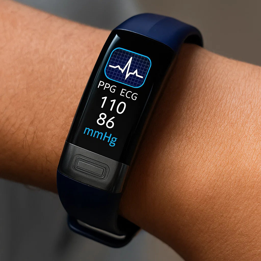 Smartwatch met EKG en bloeddrukmeter