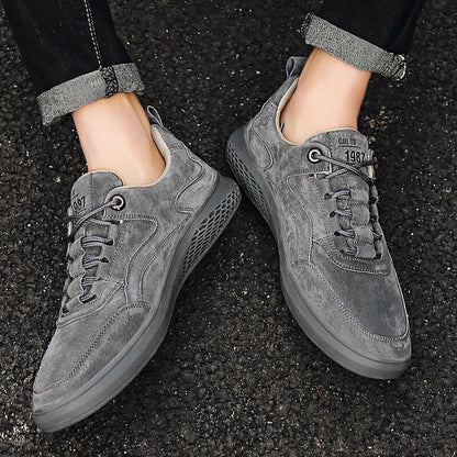 Suède sneakers voor heren – Hoogwaardig materiaal – Lichtgewicht – Veelzijdige stijl