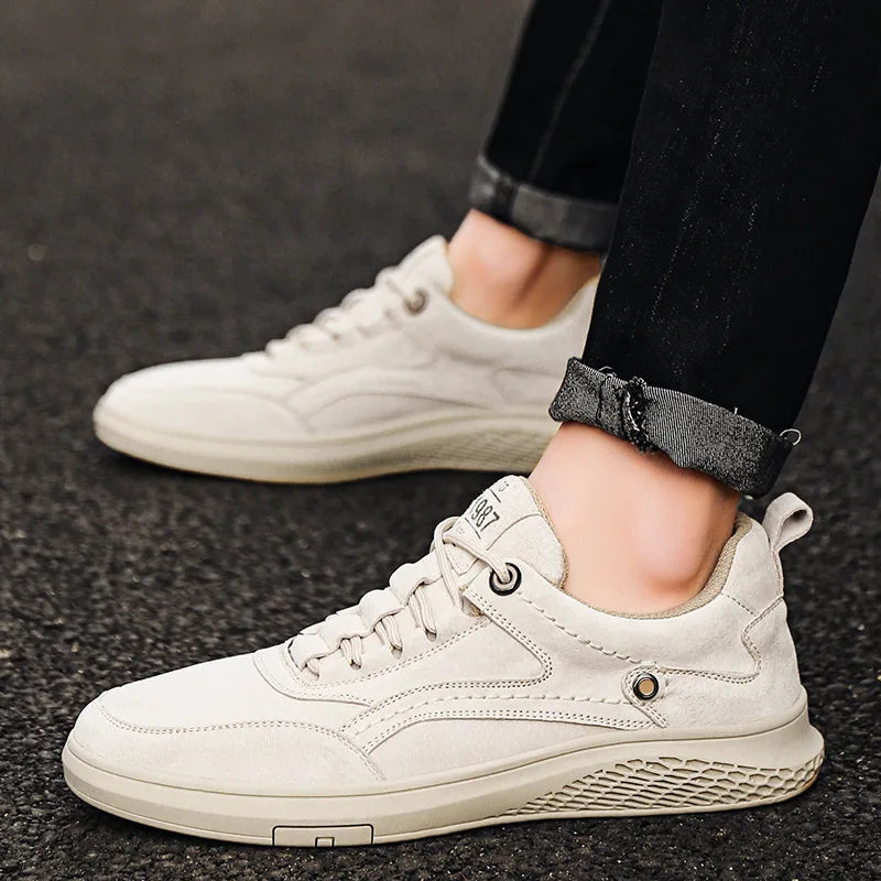 Suède sneakers voor heren – Hoogwaardig materiaal – Lichtgewicht – Veelzijdige stijl