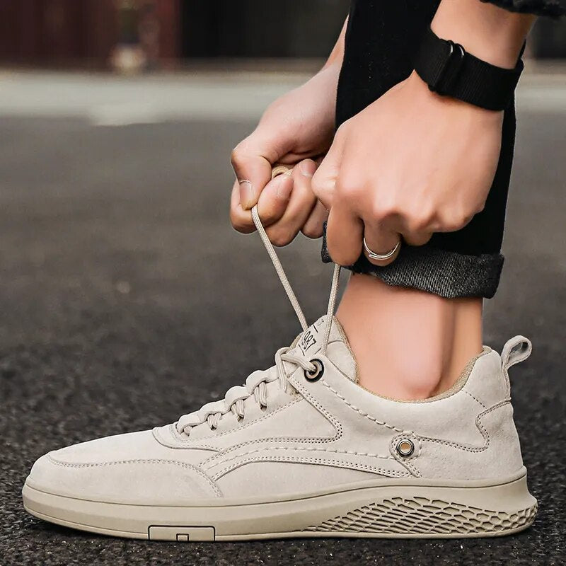 Suède sneakers voor heren – Hoogwaardig materiaal – Lichtgewicht – Veelzijdige stijl