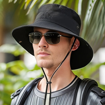 Unisex safarihoed – bescherming tegen de zon – luchtig ontwerp – winddichte pasvorm