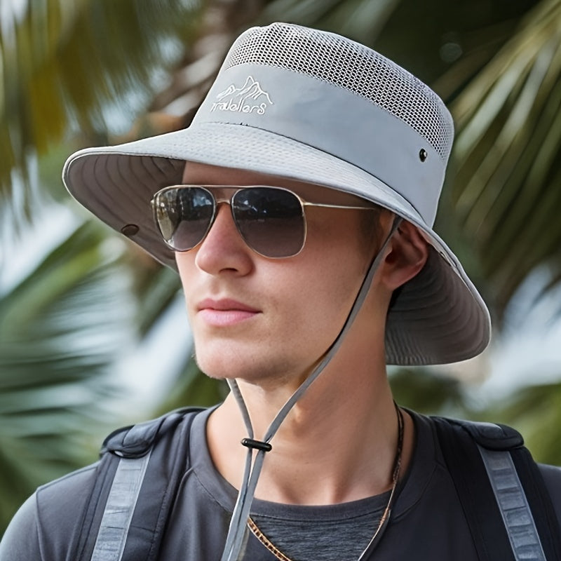 Unisex safarihoed – bescherming tegen de zon – luchtig ontwerp – winddichte pasvorm