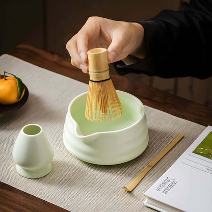 Traditionele Matcha Set Thuis