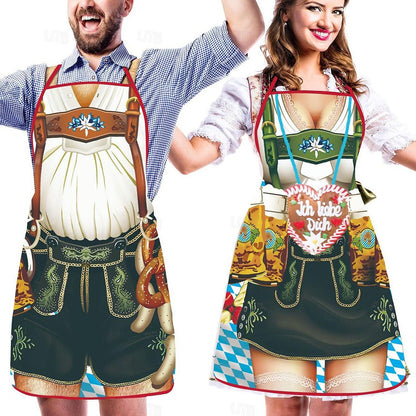 Traditionele schorten voor koppels – Oktoberfest | Lederhosen en dirndl-ontwerpen als blikvangers