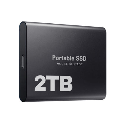 Draagbare SSD 2TB Harde Schijf Externe Opslag Compact Snel Beste Kwaliteit