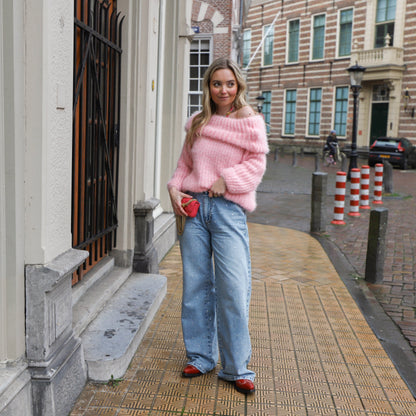 Trendy Off-Shoulder Trui Dames