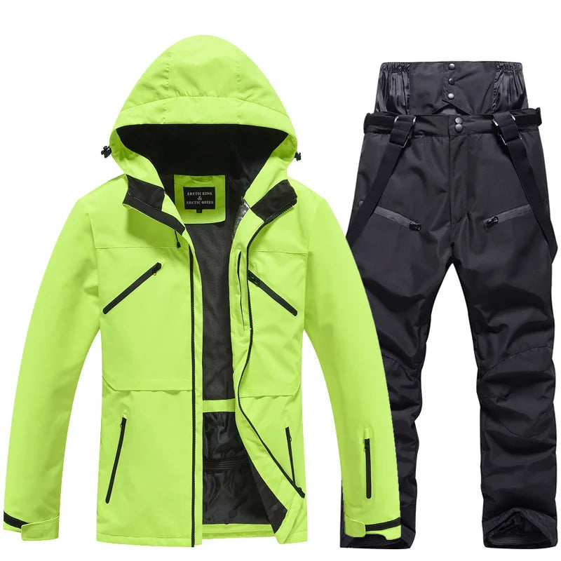 Unisex winterskikleding - Waterafstotend - Winddicht - Flexibele bewegingsvrijheid