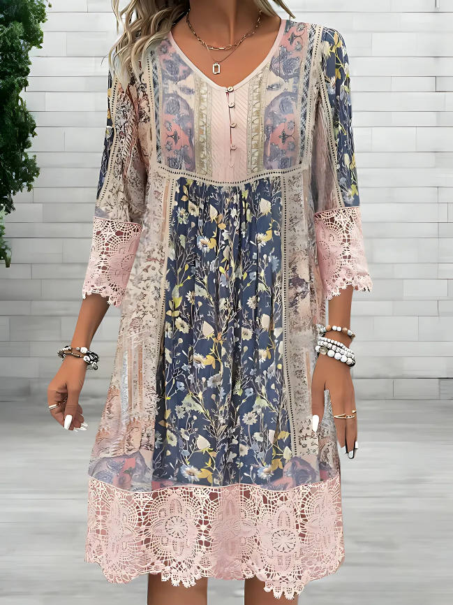 Variant image for Ivy Boheemse Jurk Met Bloemenpatroon-1