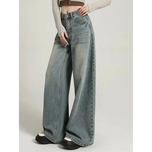 Damesjeans – Baggy fit – Hoge taille – Stijlvol ontwerp
