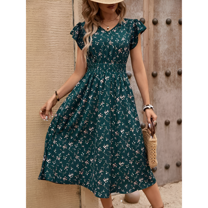 Dames A-lijn jurk – Elegante stijl – Comfortabele stof – Veelzijdige look