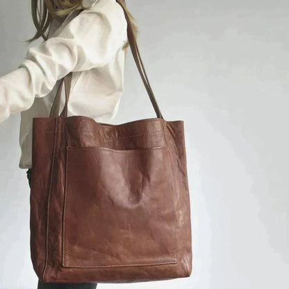 Dames leren tas – Vintage stijl – Ruime binnenkant – Zacht materiaal