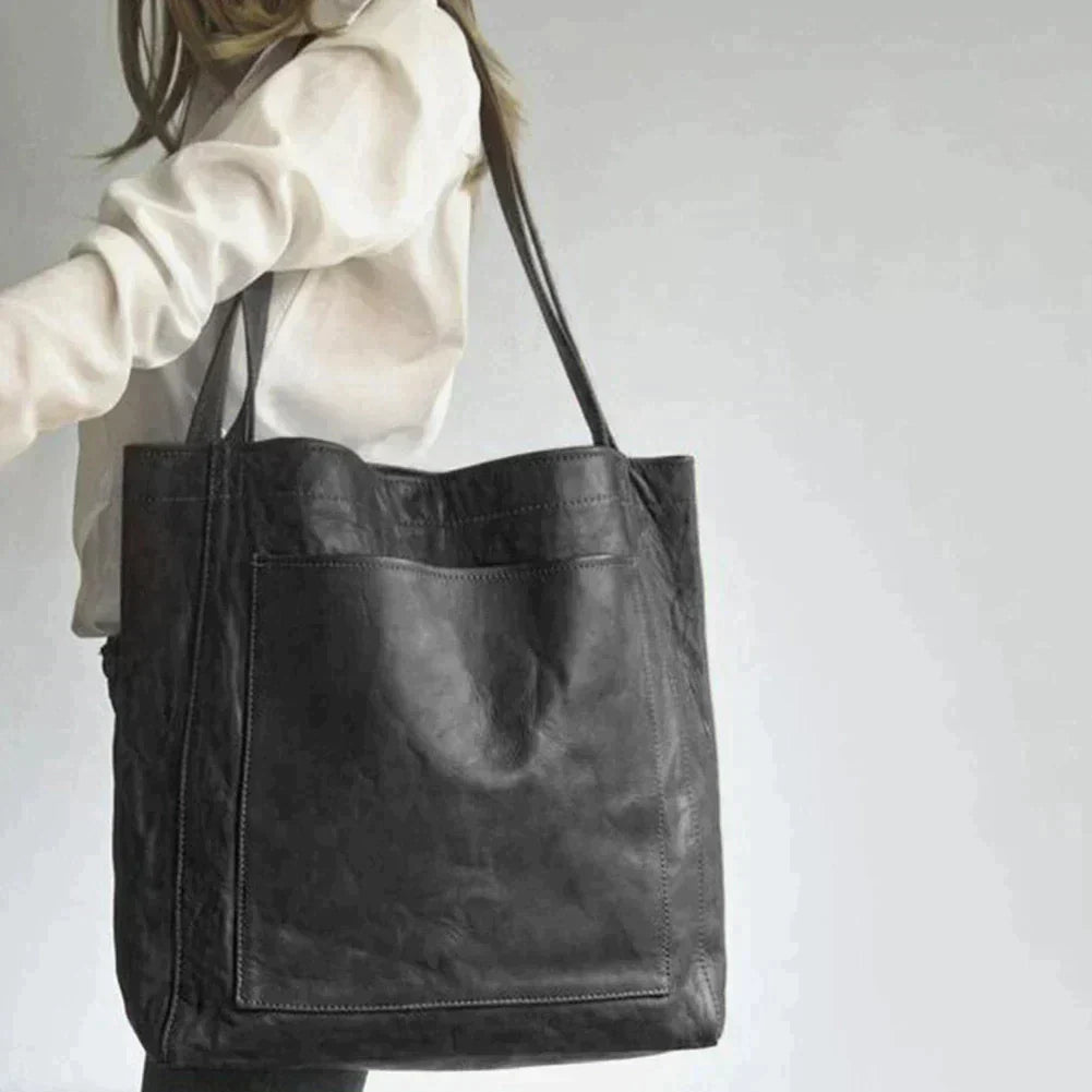 Dames leren tas – Vintage stijl – Ruime binnenkant – Zacht materiaal