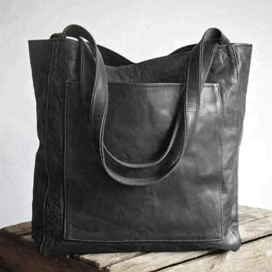 Dames leren tas – Vintage stijl – Ruime binnenkant – Zacht materiaal