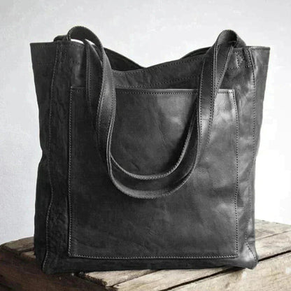 Dames leren tas – Vintage stijl – Ruime binnenkant – Zacht materiaal