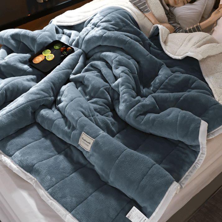 Warme Sherpa-deken, superzacht en veelzijdig, perfect om te ontspannen