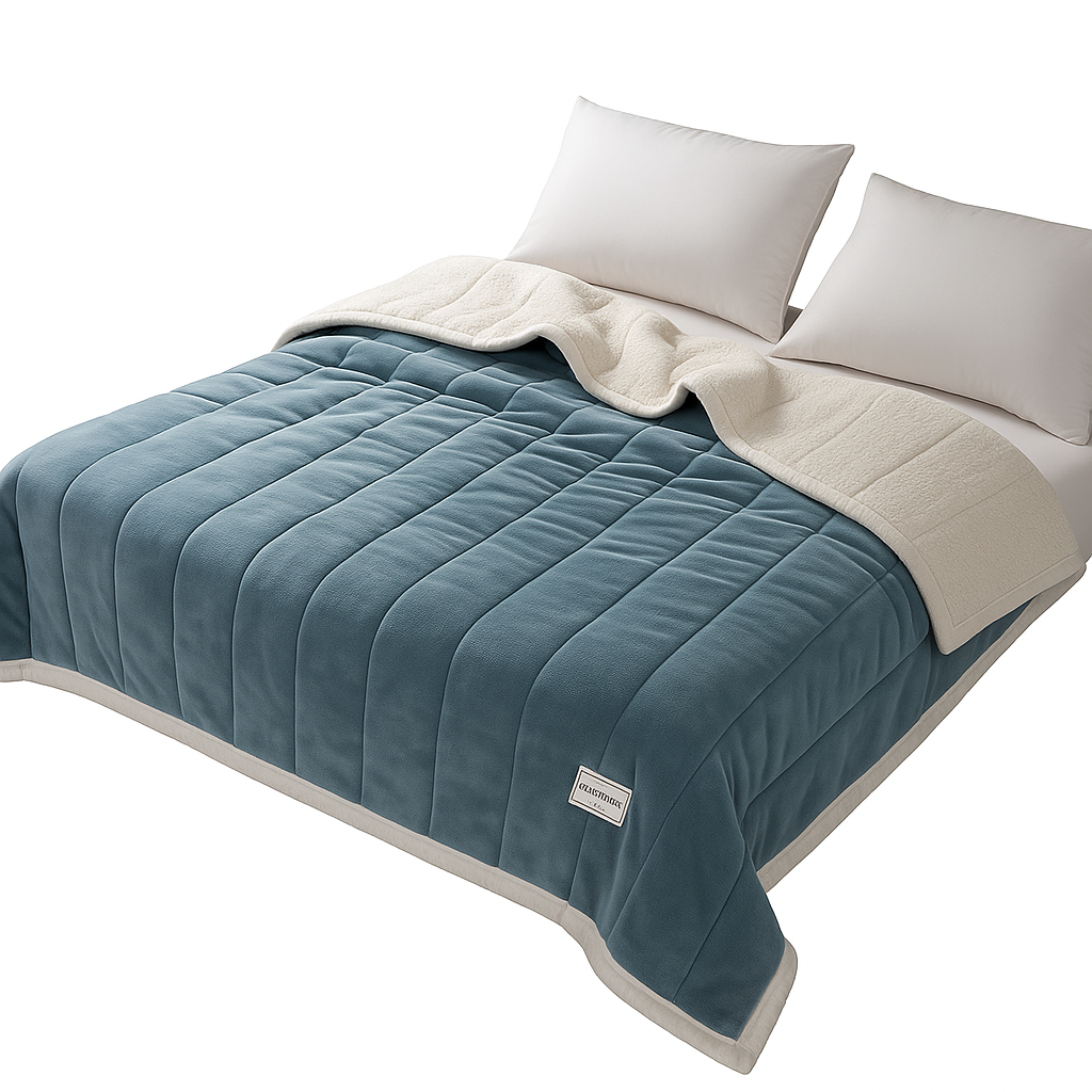 Warme Sherpa-deken, superzacht en veelzijdig, perfect om te ontspannen