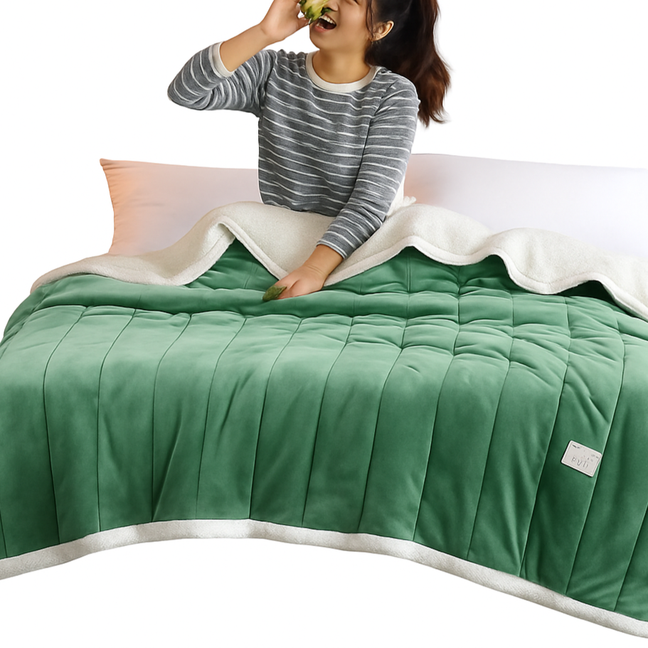 Warme Sherpa-deken, superzacht en veelzijdig, perfect om te ontspannen