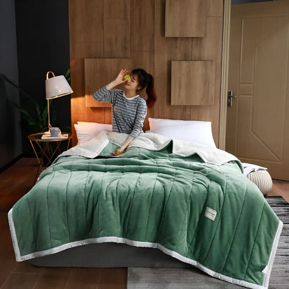 Warme Sherpa-deken, superzacht en veelzijdig, perfect om te ontspannen