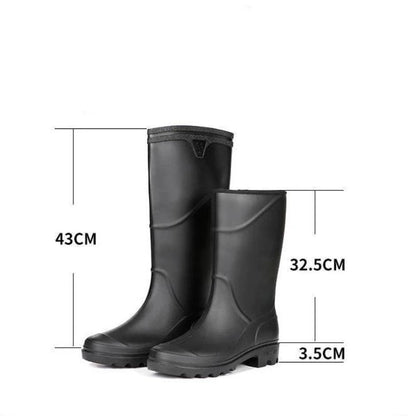 Heren regenlaarzen - Waterdicht - Klassiek ontwerp - Antislipzolen