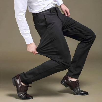 Heren stretchbroek – Elastische tailleband – Ademende stof – Duurzaam ontwerp