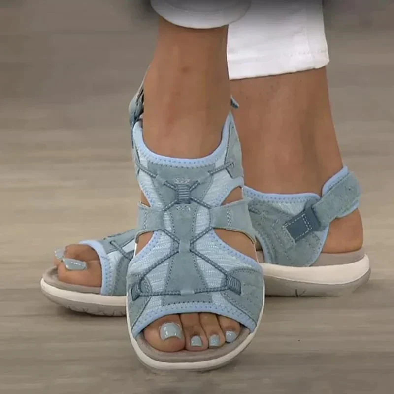 Ademend Dames Sandalen Open Punt-1