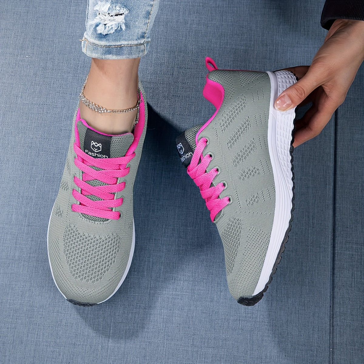 Variant image for Ademende Gebreide Sportschoenen Dames-46