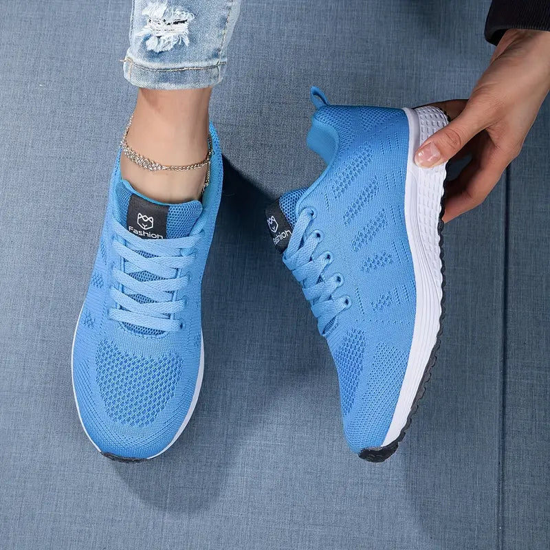 Ademende Gebreide Sportschoenen Dames-1