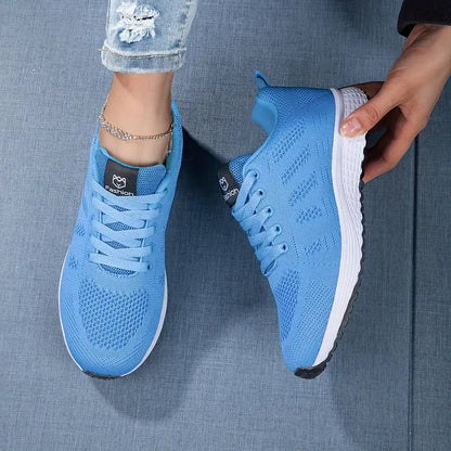 Ademende Gebreide Sportschoenen Dames-1