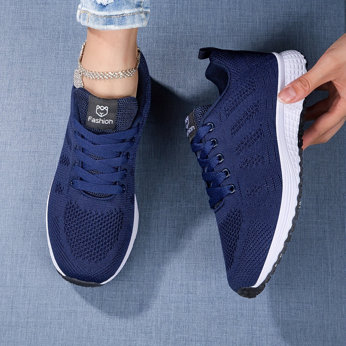 Variant image for Ademende Gebreide Sportschoenen Dames-10