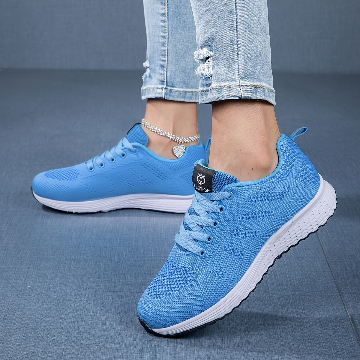 Ademende Gebreide Sportschoenen Dames-2