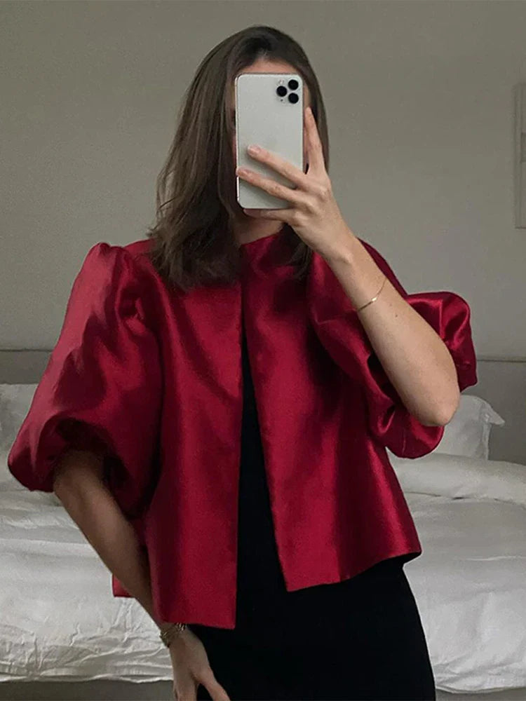 Anna Elegante Blouse met Klokmouwen