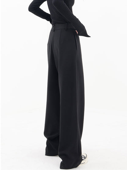 Dames Broek - Asymmetrische Snit - Dubbele Knoopsluiting