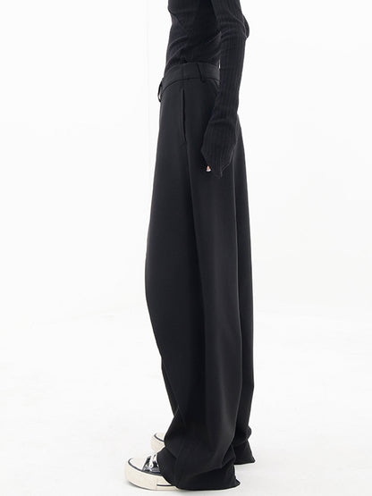 Dames Broek - Asymmetrische Snit - Dubbele Knoopsluiting