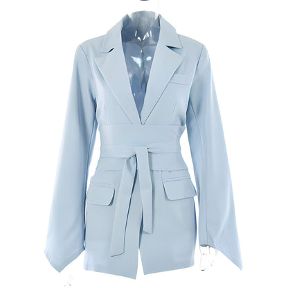 Dames Blazerjurk - Getailleerd Design - Reverskraag