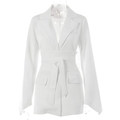 Dames Blazerjurk - Getailleerd Design - Reverskraag