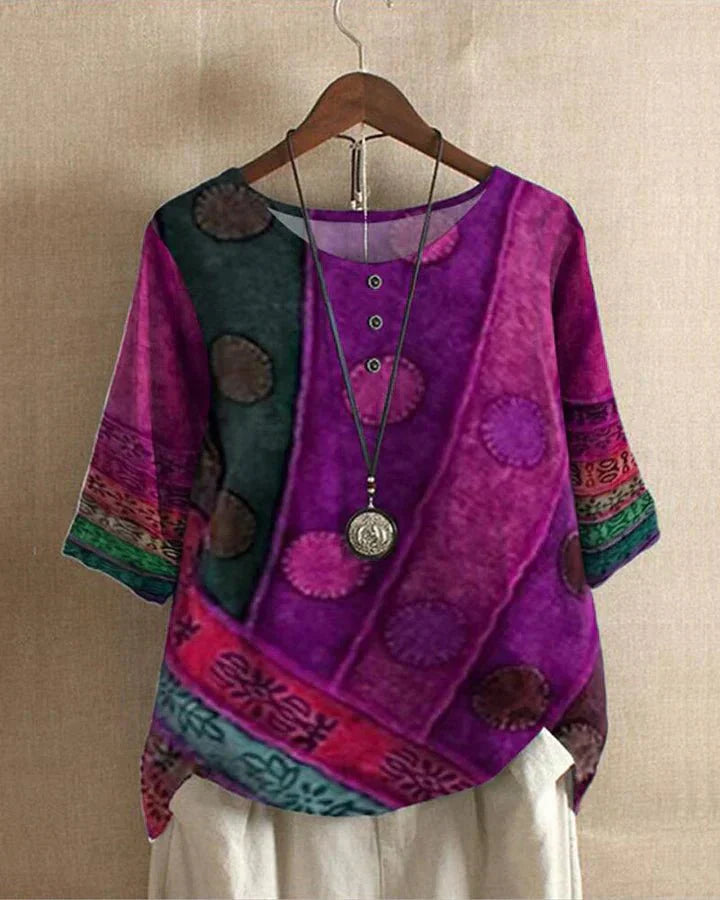 Boho Dames Top voor Stijl en Comfort-3