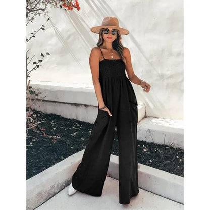 Boho Jumpsuit Voor Dames Met Flare-1