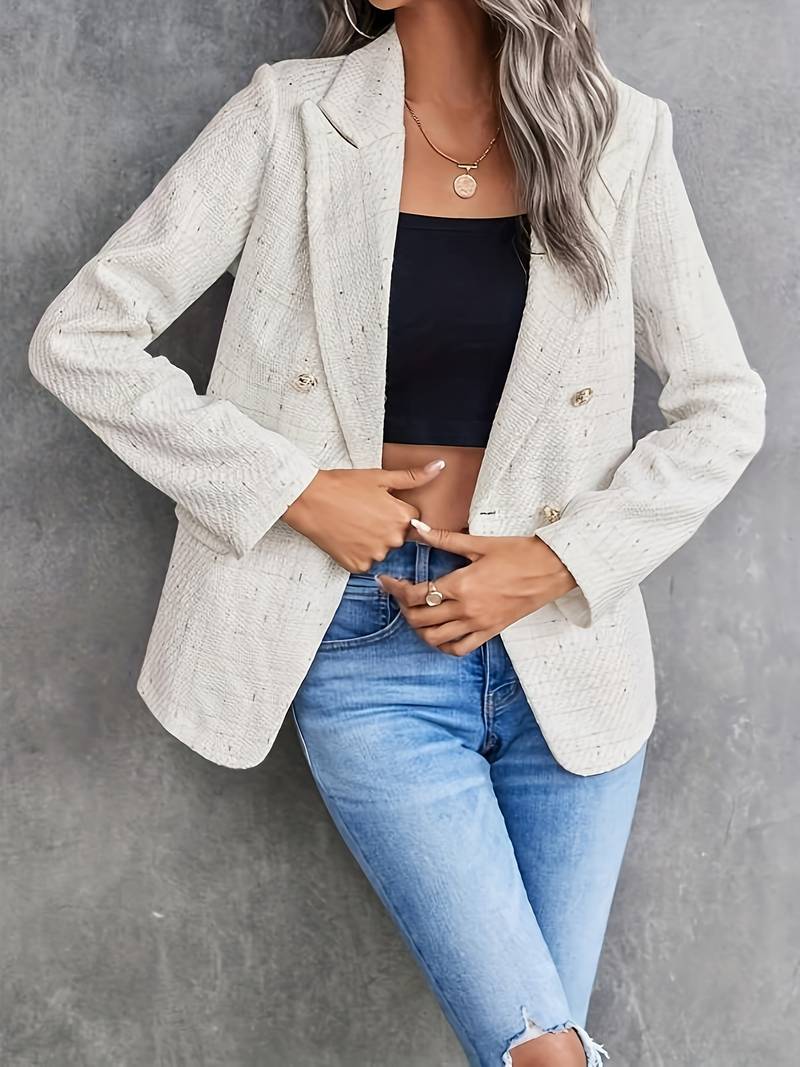 Zwarte Blazer Dames | Lange Blazer Voor Lente en Herfst | Sophie 4