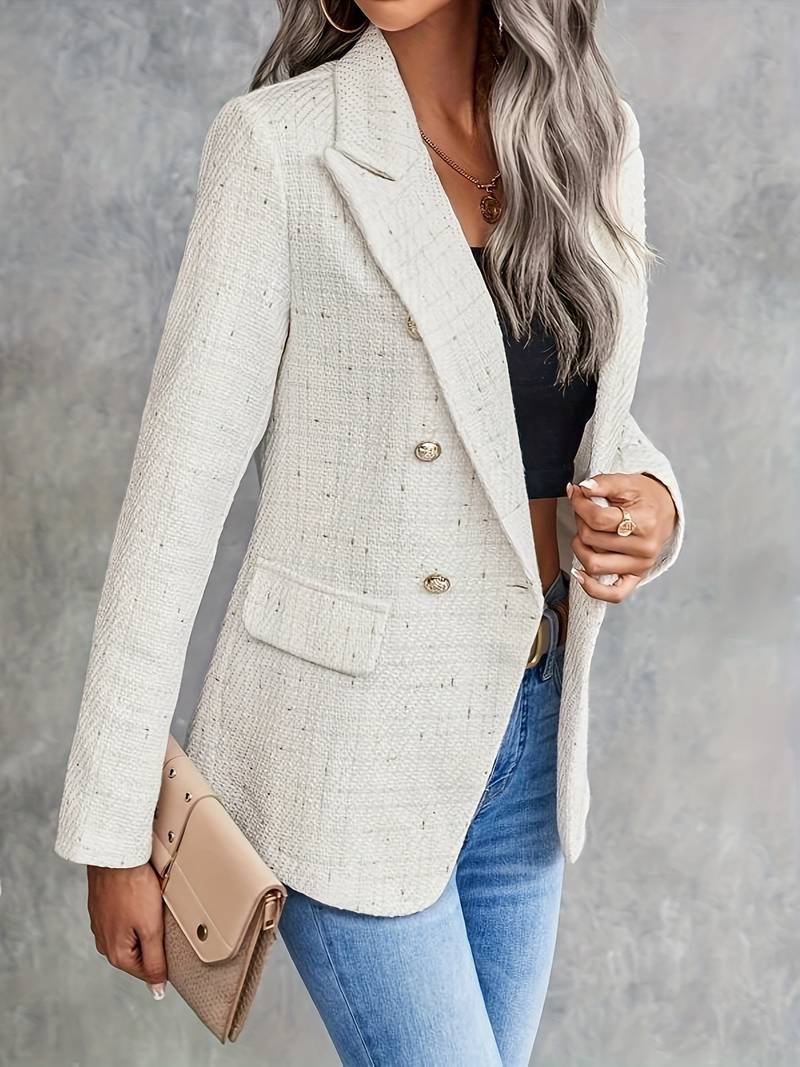 Zwarte Blazer Dames | Lange Blazer Voor Lente en Herfst | Sophie 3
