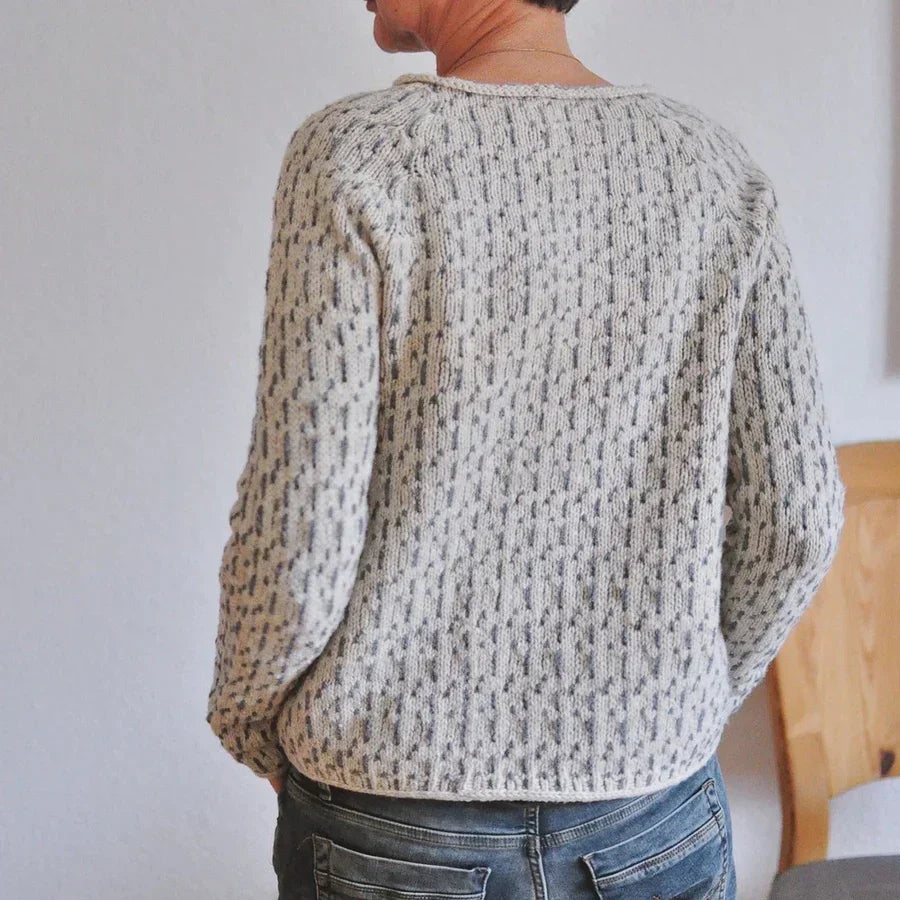 Dames Gebreide Trui | Ronde Hals, Lange Mouwen, Zachte Wolmix, Warm, Casual Pasvorm