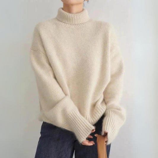 Damestrui - Oversized Fit - Knusse Knit - Elegante Coltrui