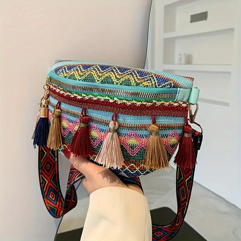 Damestas - Geweven stof - Boho Chic - Lichtgewicht ontwerp