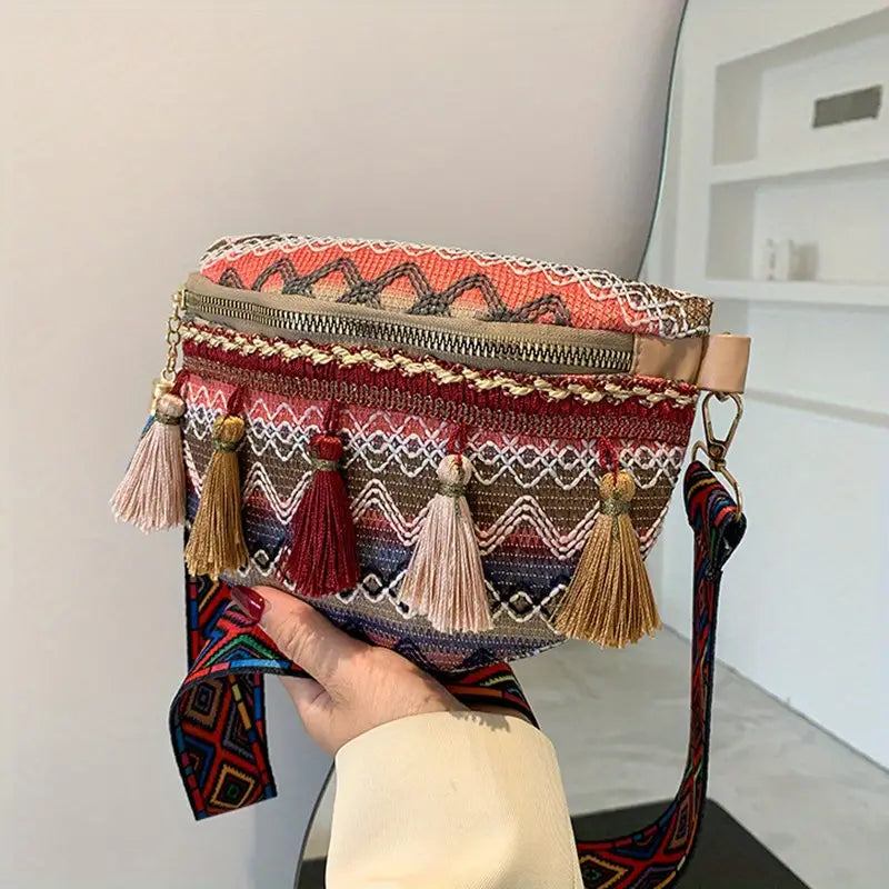 Damestas - Geweven stof - Boho Chic - Lichtgewicht ontwerp