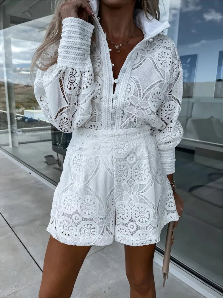 Dames Set - Elegante Kantdetails - Ademend Comfort
